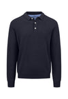 An image of the Fynch-Hatton Long Sleeve Superfine Polo