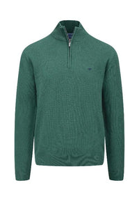 An image of the Fynch-Hatton Troyer Zip Jumper