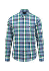 An image of the Fynch-Hatton Colourful Check Long Sleeve Shirt