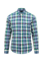 An image of the Fynch-Hatton Colourful Check Long Sleeve Shirt