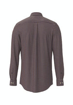 An image of the Fynch-Hatton Small Check Long Sleeve Shirt