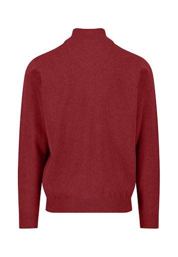 An image of the Fynch-Hatton Superfine Half Zip Sweater