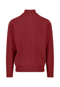 An image of the Fynch-Hatton Superfine Half Zip Sweater