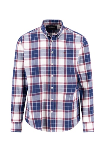An image of the Fynch-Hatton Twill Check Shirt