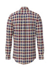 An image of the Fynch-Hatton Colourful Washed Oxford Shirt
