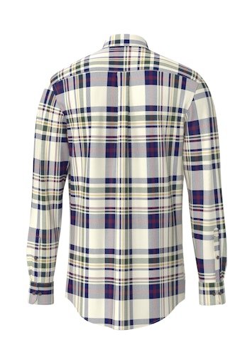 An image of the Fynch-Hatton Colourful Check Shirt