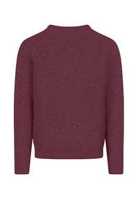 An image of the Fynch-Hatton Knitted O-Neck Donegal Sweater