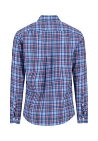 An image of the Fynch-Hatton Twill Check Shirt