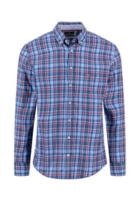 An image of the Fynch-Hatton Colourful Twill Shirt