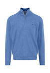 An image of the Fynch-Hatton Superfine Half Zip Sweater