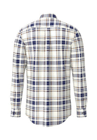 An image of the Fynch-Hatton Herringbone Check Shirt