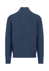 An image of the Fynch-Hatton Knitted Structure Buttoned Sweater