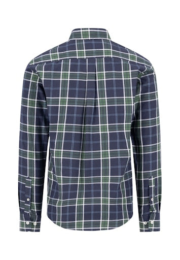 An image of the Fynch-Hatton Twill Check Shirt