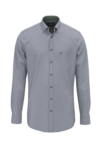 An image of the Fynch-Hatton Herringbone Flannel Shirt