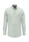 An image of the Fynch-Hatton Washed Oxford Solid Kent Shirt