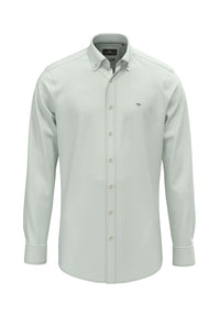 An image of the Fynch-Hatton Washed Oxford Solid Kent Shirt