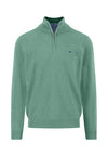 An image of the Fynch-Hatton Superfine Half Zip Sweater