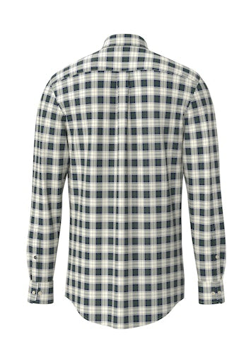 An image of the Fynch-Hatton Green Check Shirt