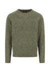An image of the Fynch-Hatton Knitted O-Neck Donegal Sweater