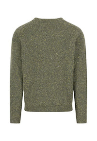 An image of the Fynch-Hatton Knitted O-Neck Donegal Sweater