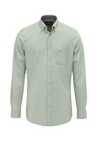 An image of the Fynch-Hatton Essential Flannel Shirt