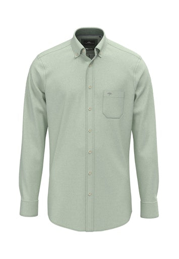 An image of the Fynch-Hatton Essential Flannel Shirt
