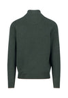 An image of the Fynch-Hatton Knitted Structure Buttoned Sweater