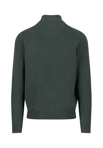 An image of the Fynch-Hatton Knitted Structure Buttoned Sweater