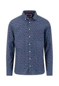 Winter Leaf Print Shirt