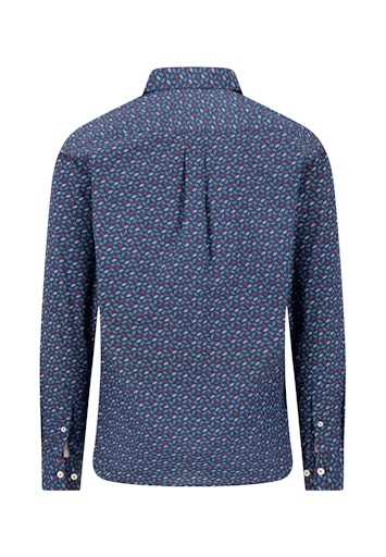 Winter Leaf Print Shirt