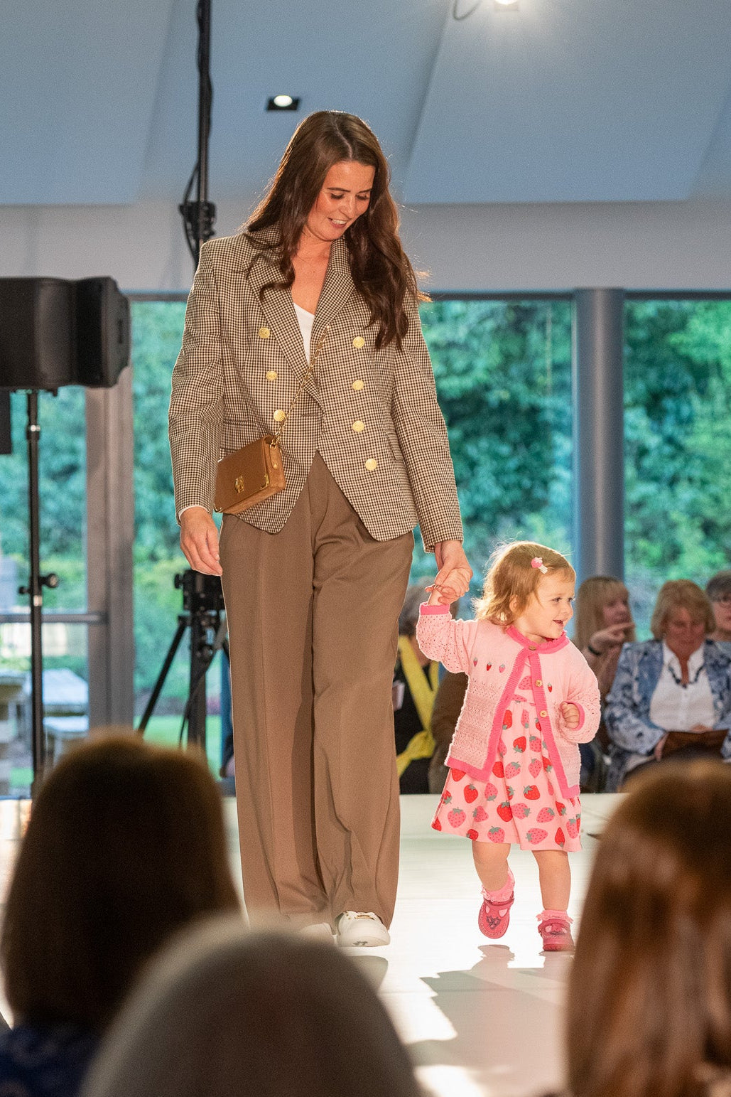 Pleated Wide Leg Trouser