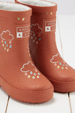 An image of the Grass & Air Colour Changing Kids Wellies