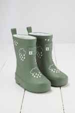 An image of the Grass & Air Colour Changing Kids Wellies