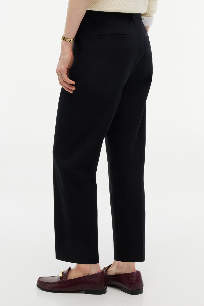 Gabardine Slim Straight Trouser