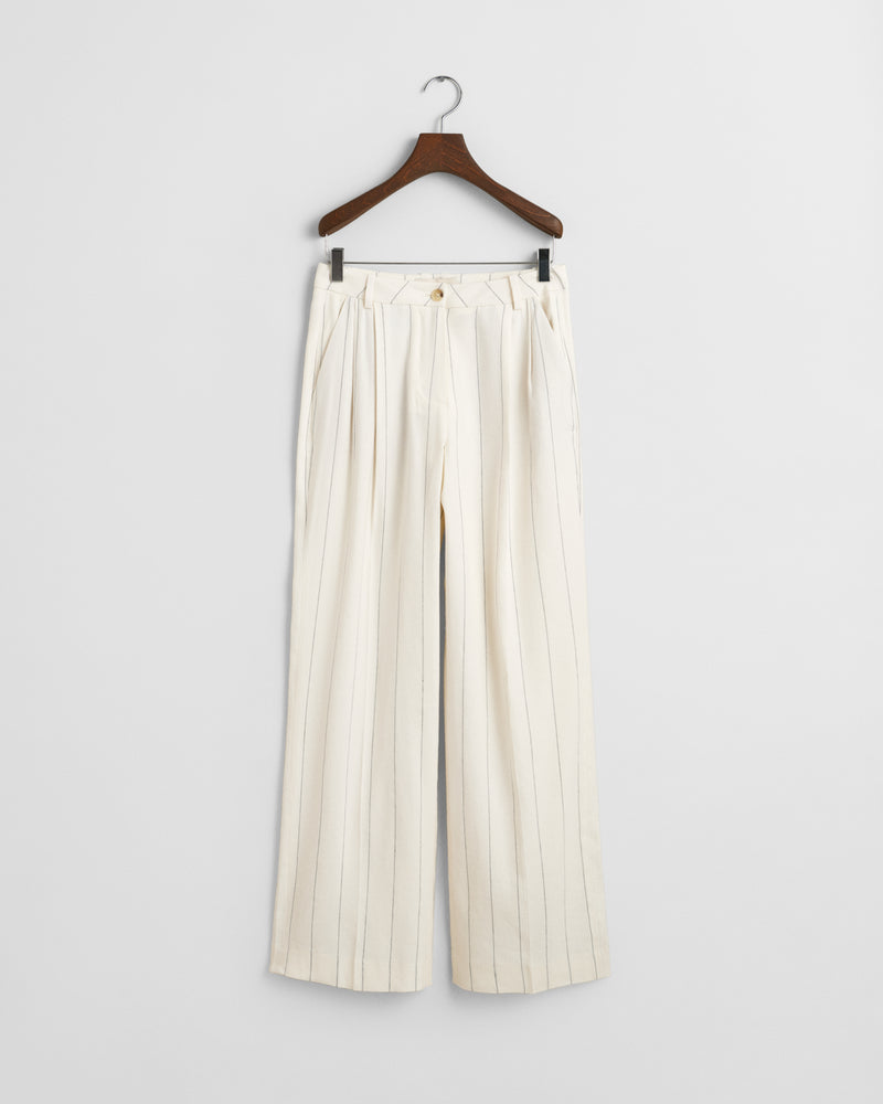 An image of the Gant Pinstripe Linen Pant