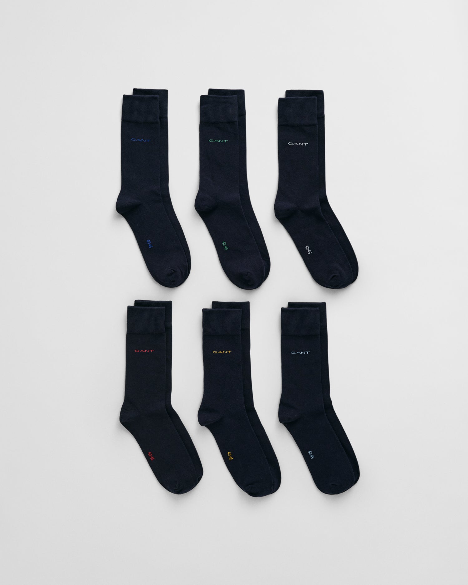 An image of the Gant Soft Cotton Socks 6-Pack