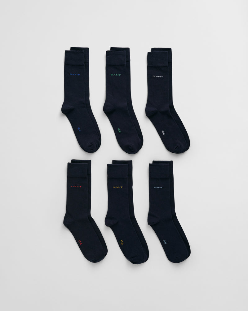 An image of the Gant Soft Cotton Socks 6-Pack