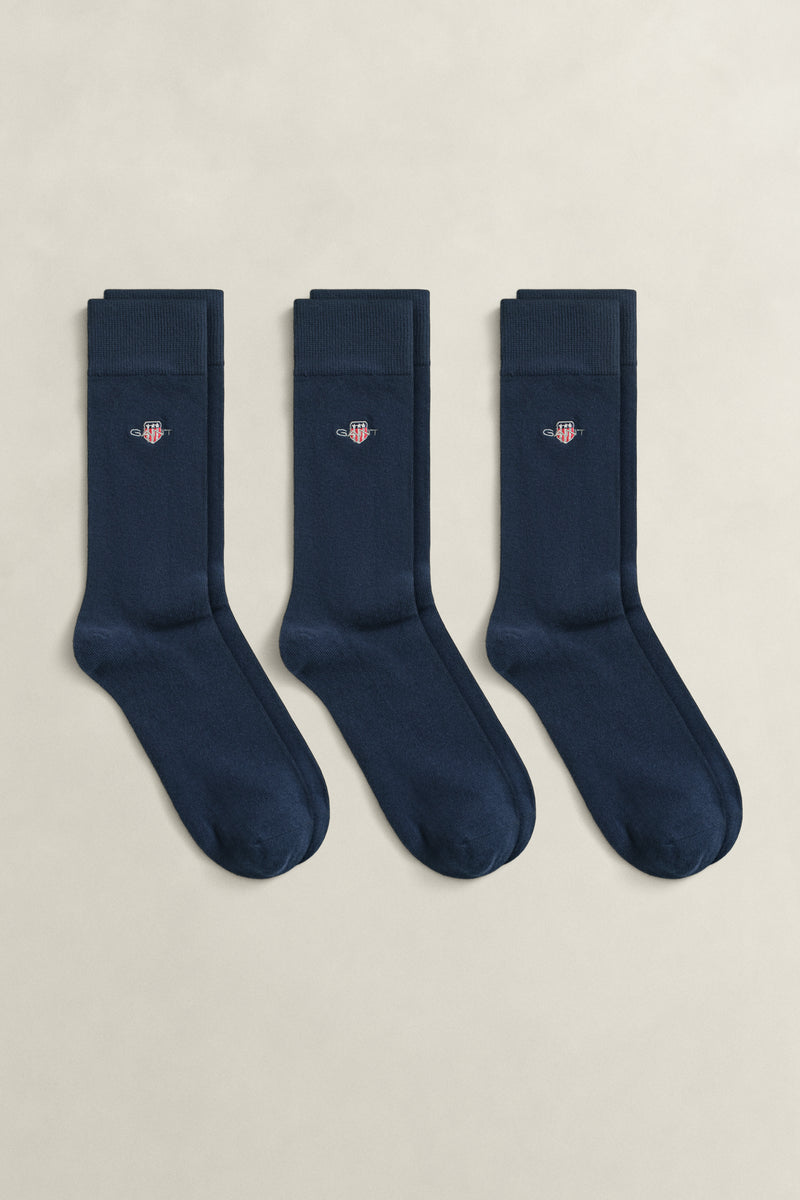 An image of the Gant Shield Socks 3 Pack