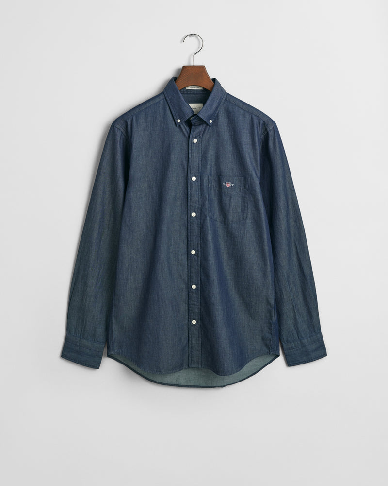 An image of the Gant Regular Fit Indigo Shirt