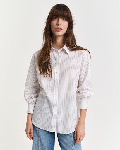 An image of the Gant Striped Volume Sleeve Shirt