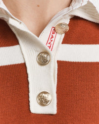 An image of the Gant Striped Knit Rugger