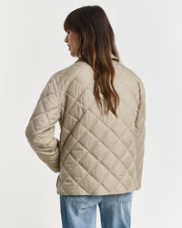 An image of the Gant Quilted Jacket With Collar