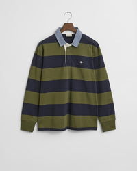 An image of the Gant Chambray Stripe Heavy Rugger