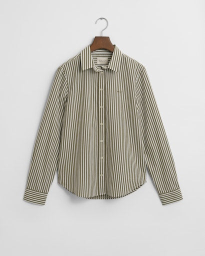 An image of the Gant Regular Fit Striped Poplin Shirt