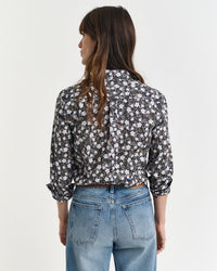 An image of the Gant Regular Fit Floral Print Cotton Voile Shirt