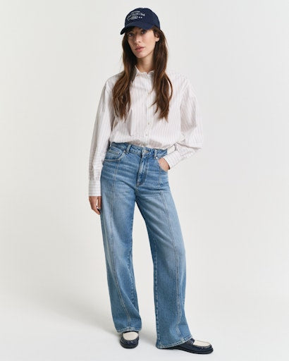 An image of the Gant Relaxed Stretch Seam Jeans