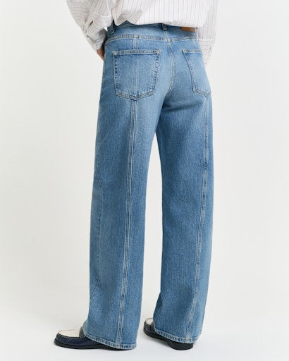 An image of the Gant Relaxed Stretch Seam Jeans