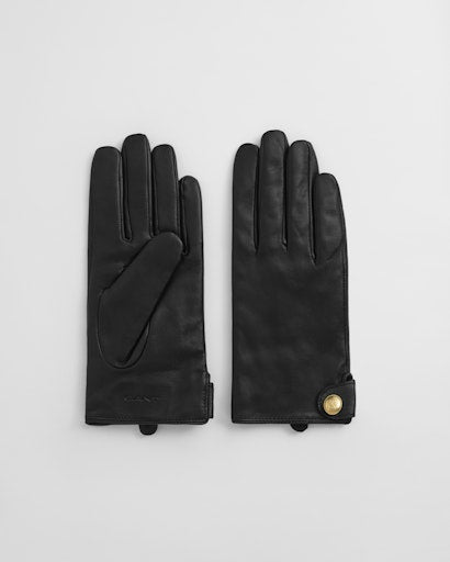 An image of the Gant Buttoned Leather Gloves