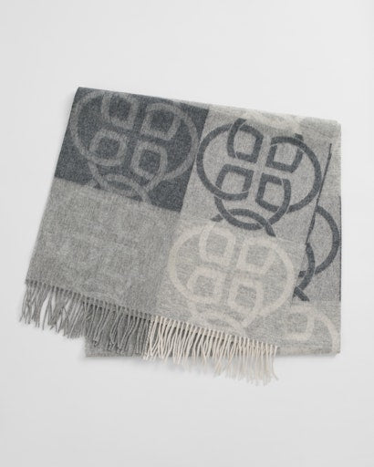 An image of the Gant Monogram Wool Scarf