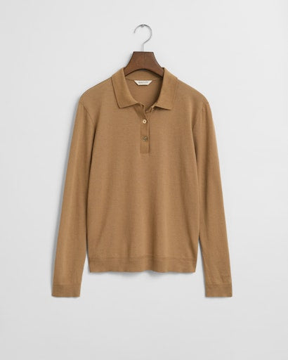 An image of the Gant Seamless Buttoned Polo Shirt